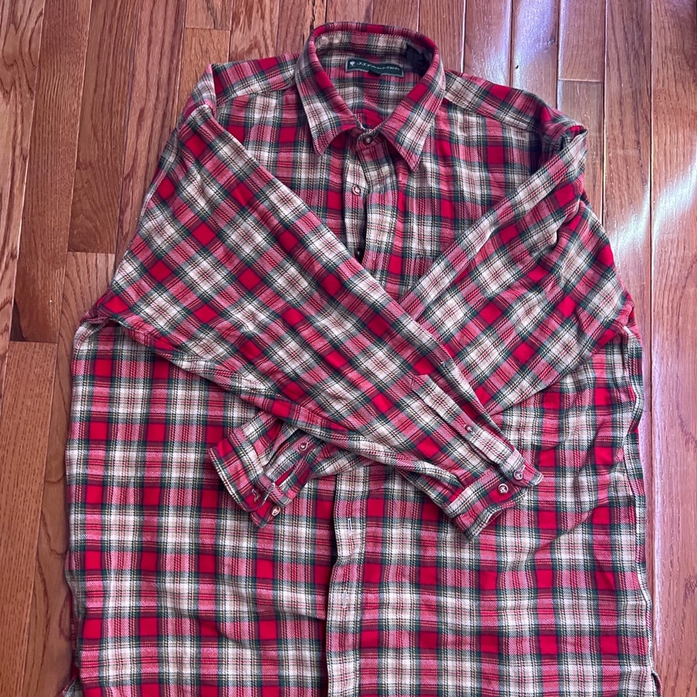 Vintage checkered flannel